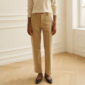 TWP Spring Pant In Khaki Ivory NWT